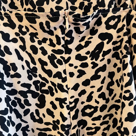 Sugarlips Black and Cream Spaghetti Strap Bodycon Mini Dress - Picture 4 of 9